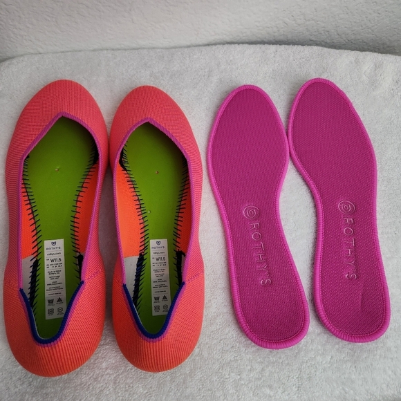 Roth'ys Round Toe Flats Tropical Pink  Women's Size 11.5 - Picture 11 of 12